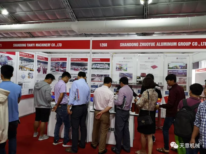 陽春三月,天意機(jī)械亮相2019年越南河內(nèi)建材展