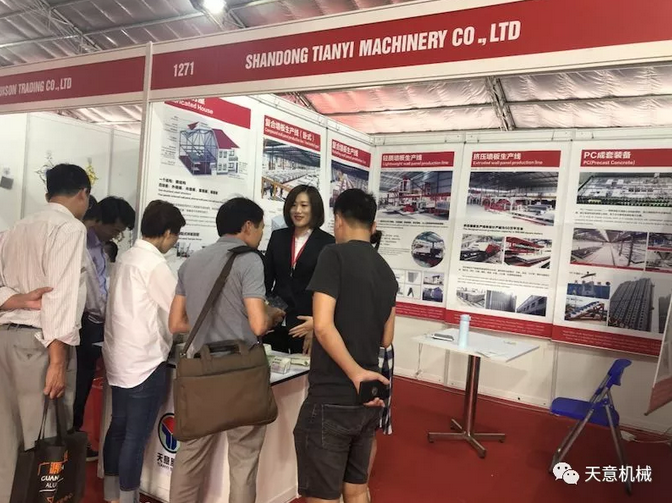 陽春三月,天意機(jī)械亮相2019年越南河內(nèi)建材展